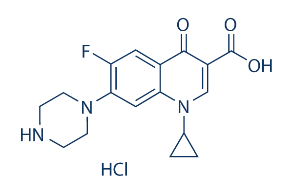 Ciprofloxacin hydrochloride Chemical Structure