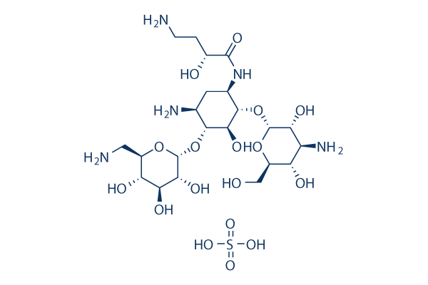 Amikacin Sulfate Salt Chemical Structure