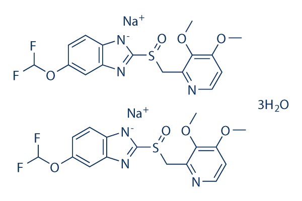 Pantoprazole sodium hydrate Chemical Structure