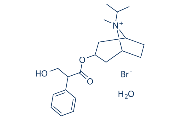 Ipratropium bromide monohydrate Chemical Structure