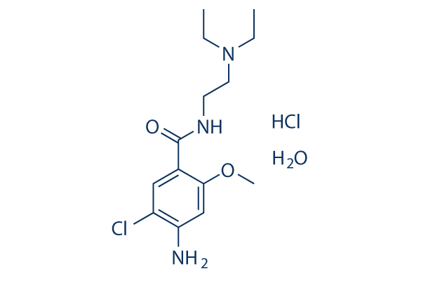 Metoclopramide hydrochloride hydrate Chemical Structure