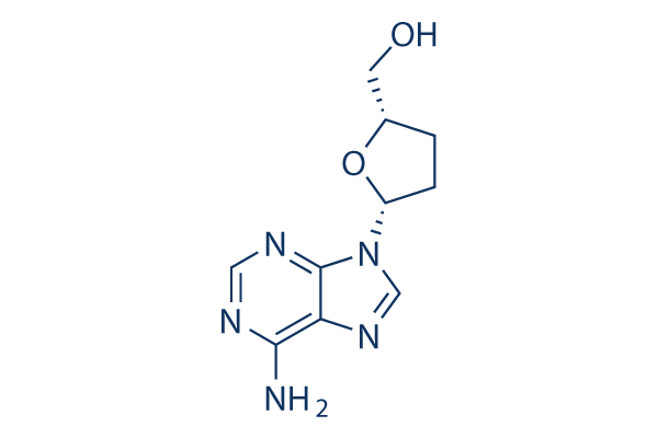 2',3'-Dideoxyadenosine Chemical Structure