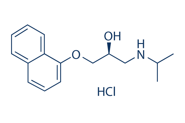 S(-)-Propranolol hydrochloride Chemical Structure