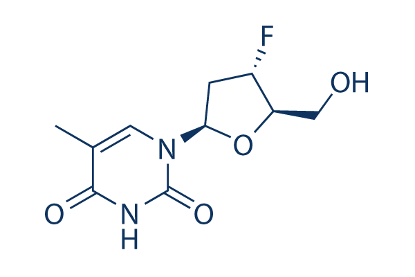 3'-Fluoro-3'-deoxythymidine (Alovudine) Chemical Structure