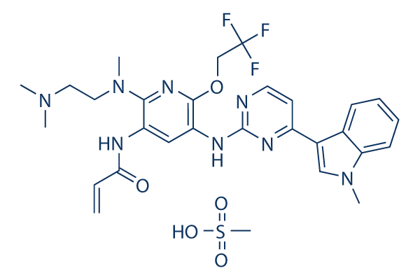 Alflutinib (AST2818) mesylate Chemical Structure