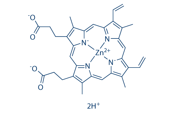 Protoporphyrin IX Zinc Chemical Structure
