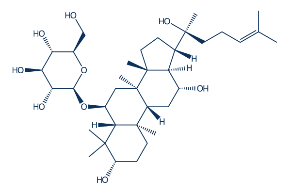 20(S)-Ginsenoside Rh1 Chemical Structure