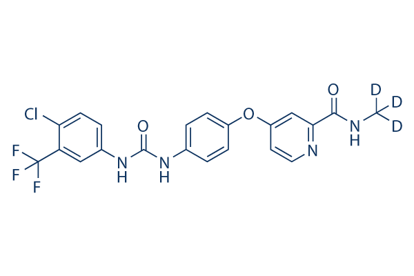 Donafenib (Sorafenib D3) Chemical Structure