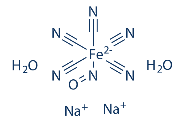 Sodium Nitroprusside Dihydrate Chemical Structure