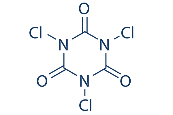 Trichloroisocyanuric acid Chemical Structure