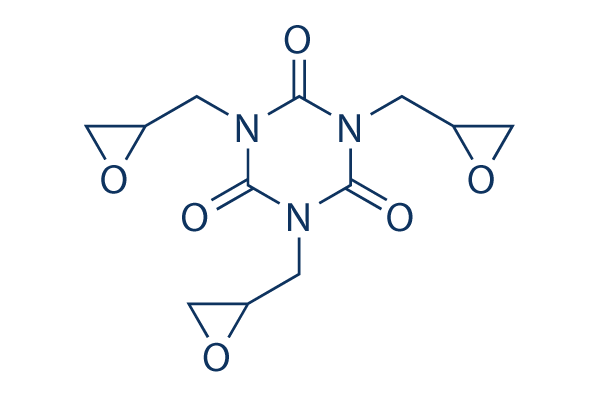 Triglycidyl Isocyanurate (Teroxirone) Chemical Structure