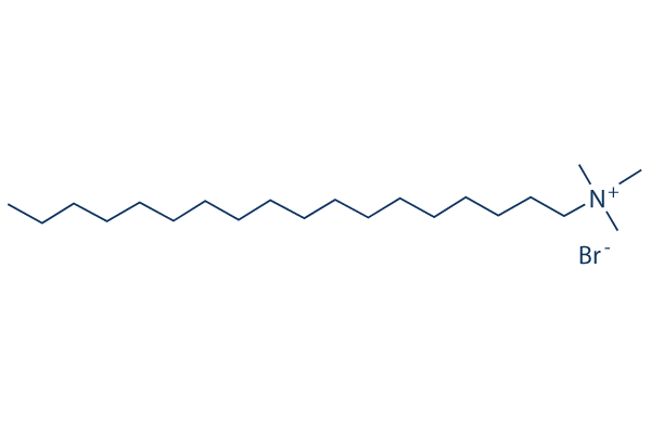 Trimethyloctadecylammonium bromide Chemical Structure