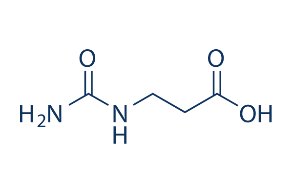 Ureidopropionic acid Chemical Structure