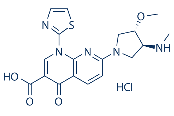 Voreloxin (SNS-595) hydrochloride Chemical Structure