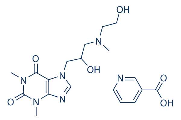 Xanthinol Nicotinate Chemical Structure